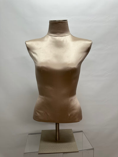 Used Female Mannequin Dress Form on Table Top Stand