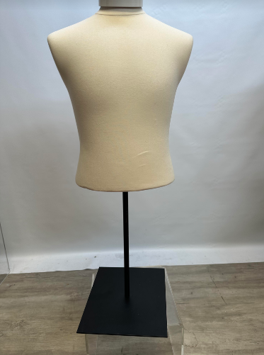 Used Male Dress Form - Cream Color Jersey