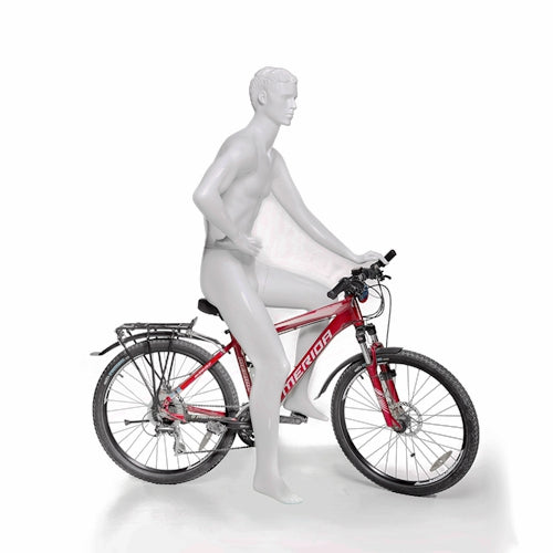 Bicycle Riding Male Mannequin