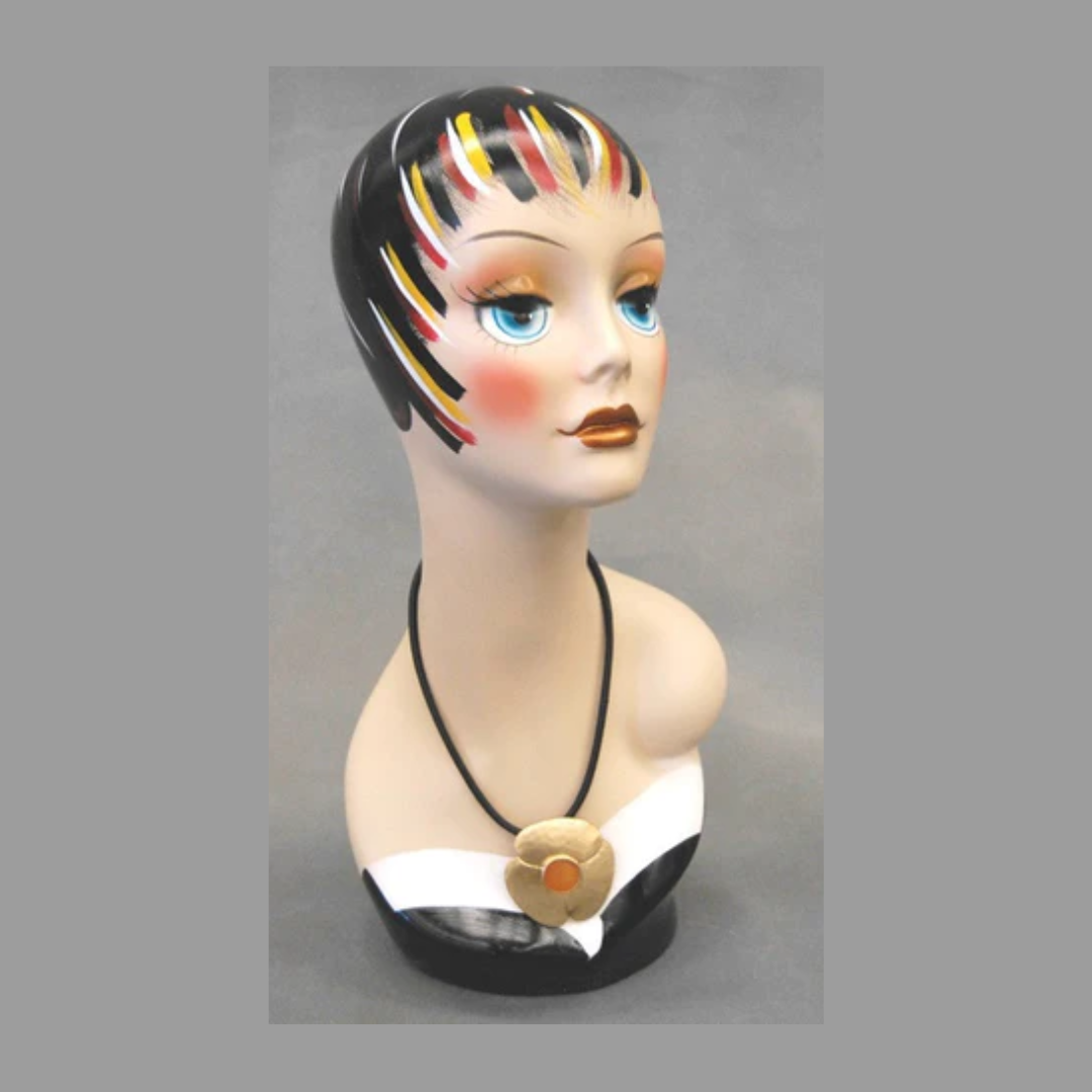 Vintage-style Female Mannequin Head: Veronica 1 – Mannequin Madness