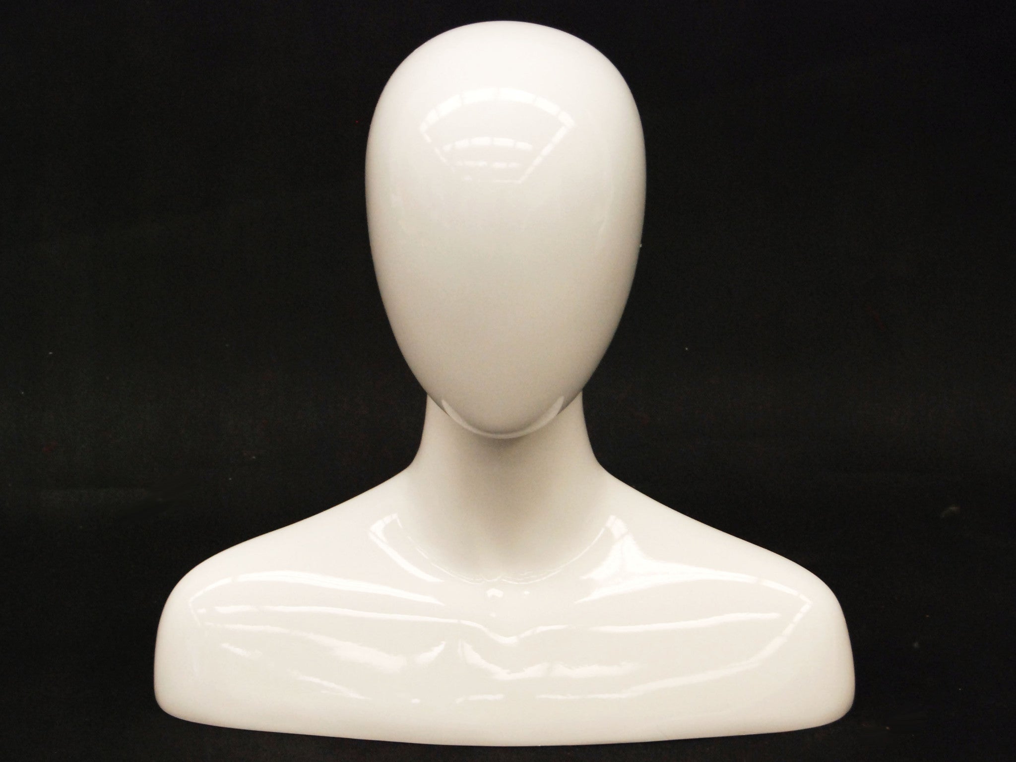 Female Egghead Head Display White Mannequin Madness