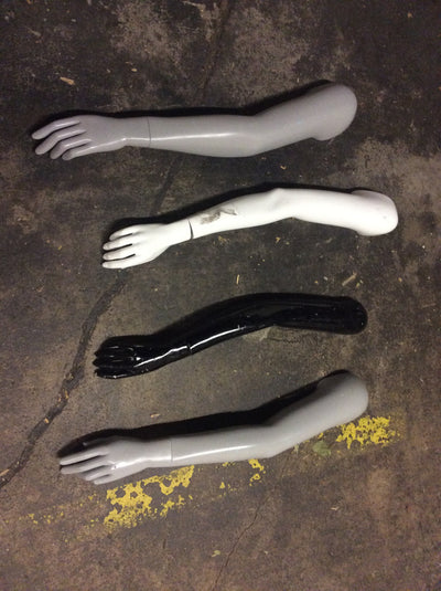 Used Set of 4 Mannequin Arms with Hands