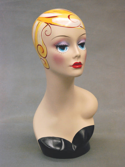 Vintage-style Female Mannequin Head: Micki 1