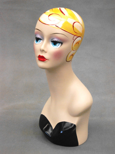 Vintage-style Female Mannequin Head: Micki 1