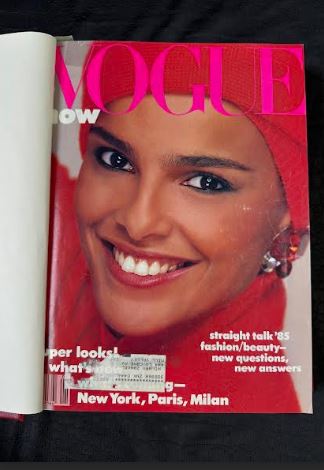 Vintage 1985 Jan-March Vogue Magazine Collection Bound Hardcover book