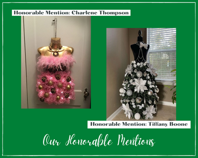 Mannequin Madness - We are loving all the beautiful varieties of Christmas  tree dress forms that people are crafting. Here is another eye catching way  to decorate your Christmas tree dress form