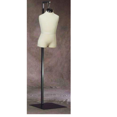 Child Dress Form Hanging Torso w/Half Leg on Stand: Size 8