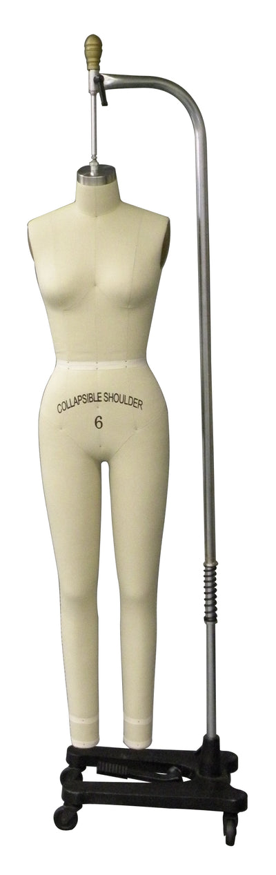 Female Full Body Sewing Dress Form: Size 6