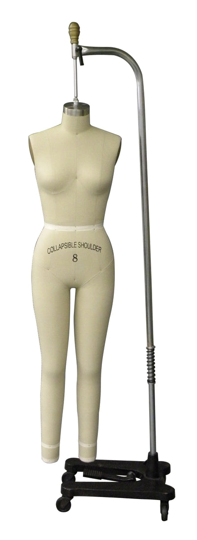 Female Full Body Sewing Dress Form: Size 8