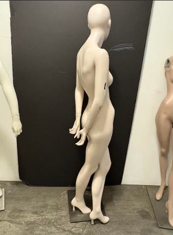 Used Female  Mannequin with Art Deco Face