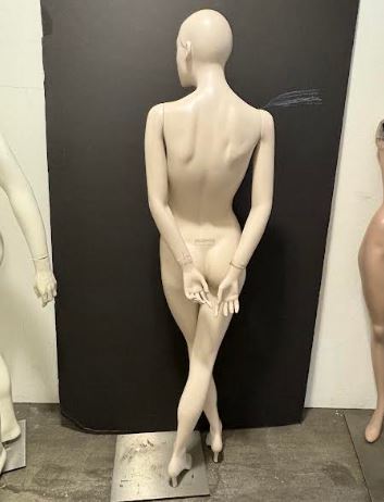 Used Female  Mannequin with Art Deco Face