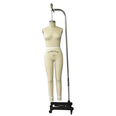 Female Full Body Sewing Dress Form: Size 12