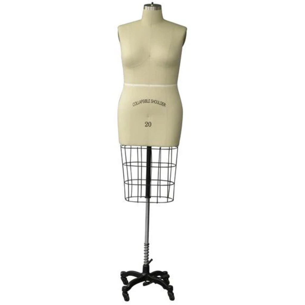 adjustable mannequin dress form Plus-Size Female Half Body Sewing Form: Size 22 – Madness Red Roquefort Salad | Search: Blouse Dress Color:Dolphin Blue making it easy to