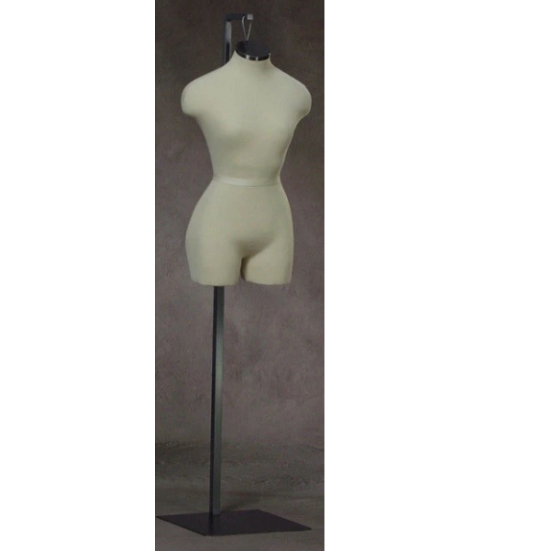 Hanging Half-leg Female Cloth Mannequin Torso: Size 6