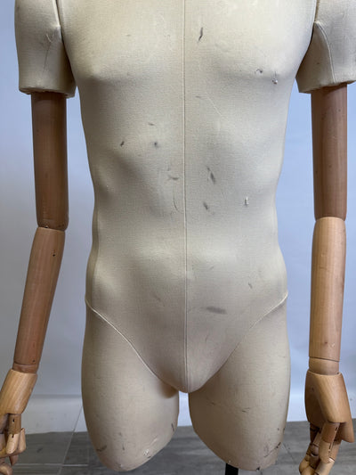 Less than Perfect Used Male Mannequin Dress Form with Bendable Arms