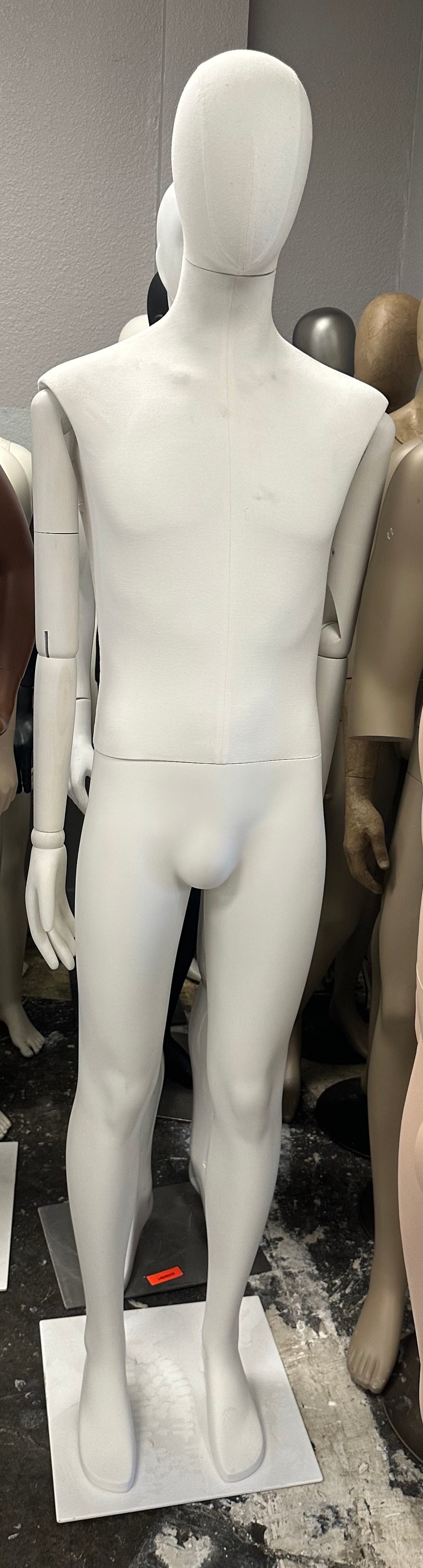 Used Egghead Male Mannequin with Bendable Arms