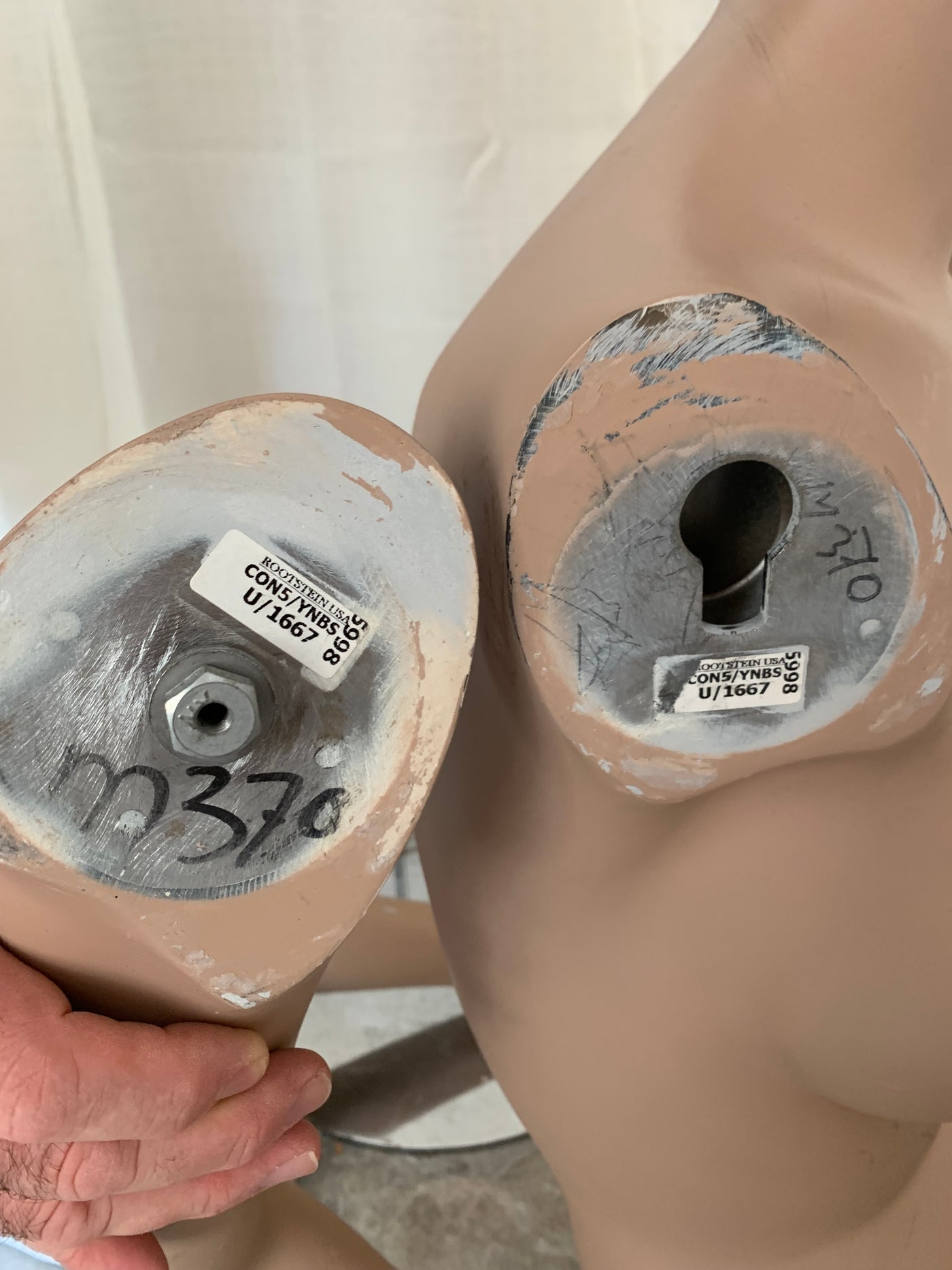 Used Realistic Rootstein Mannequin #107 -  Contrast Series