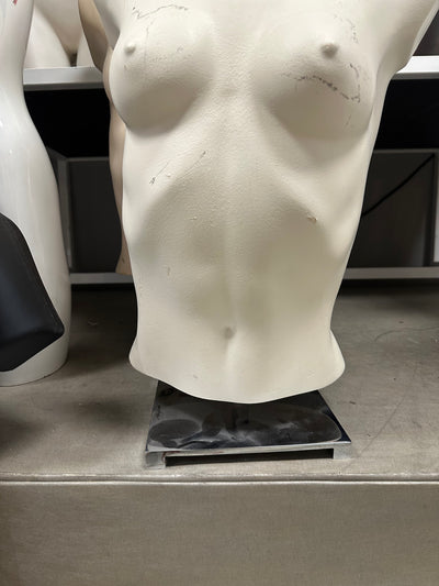 Used Female Mannequin 1/2 Torso with Nipples