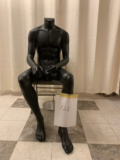 Used Headless Seated Male Mannequin - #128