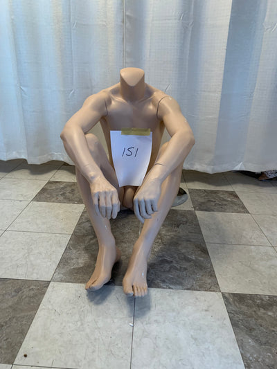 Used Seated  Male Mannequin - #151