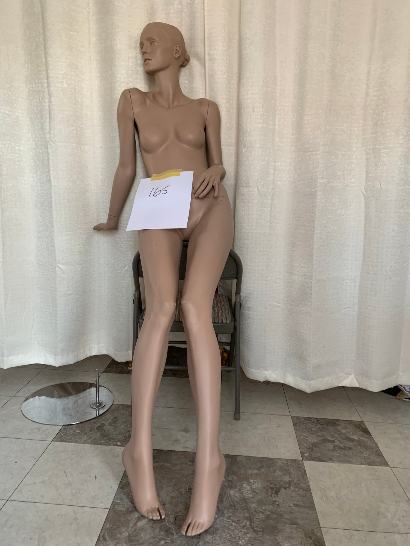 Used Rootstein Adel Seated Female Mannequin #165 - Secrets Collection