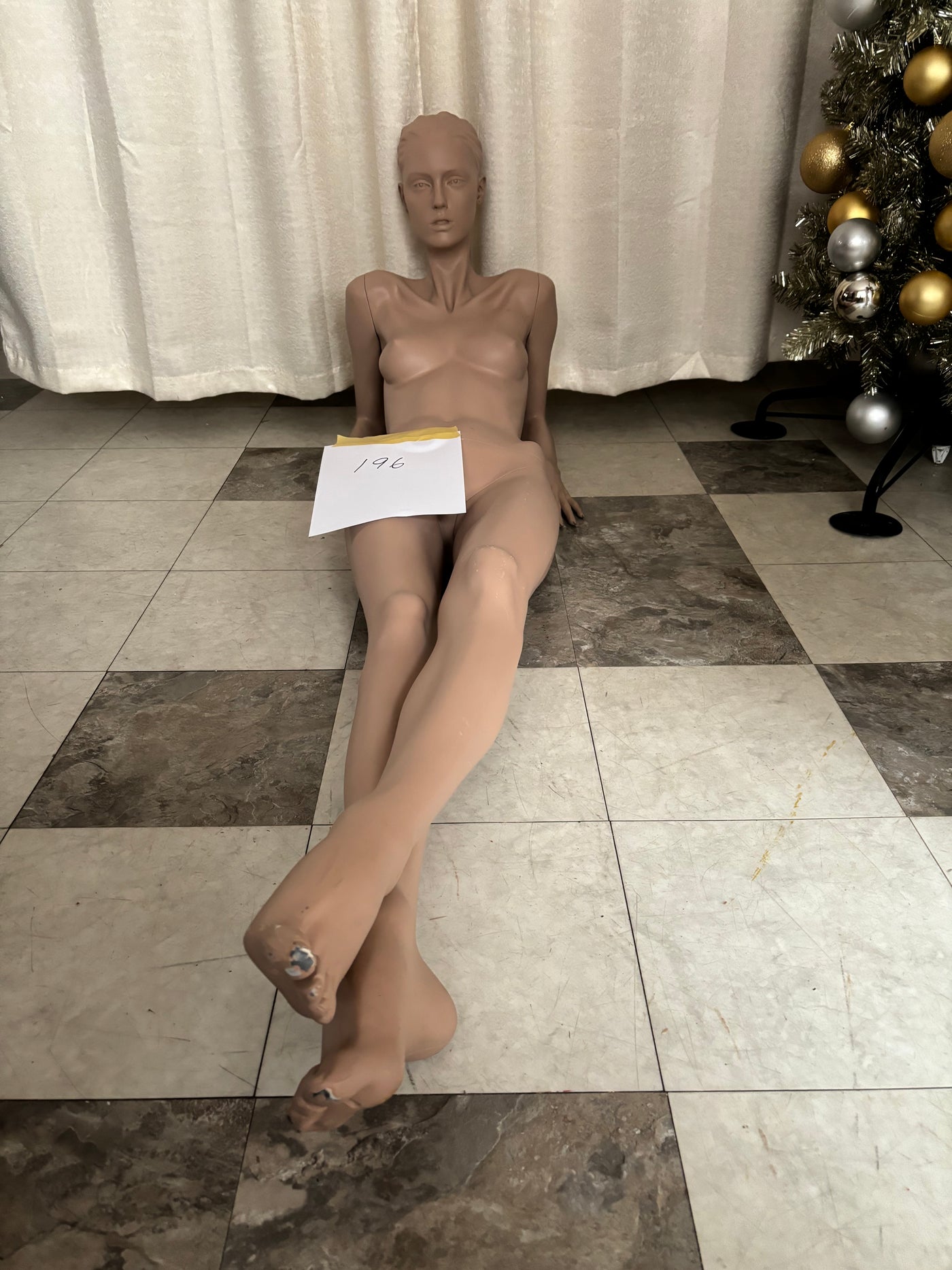 Used Rootstein Adel Reclining Female Mannequin #196 - Classy Lady Long Legs