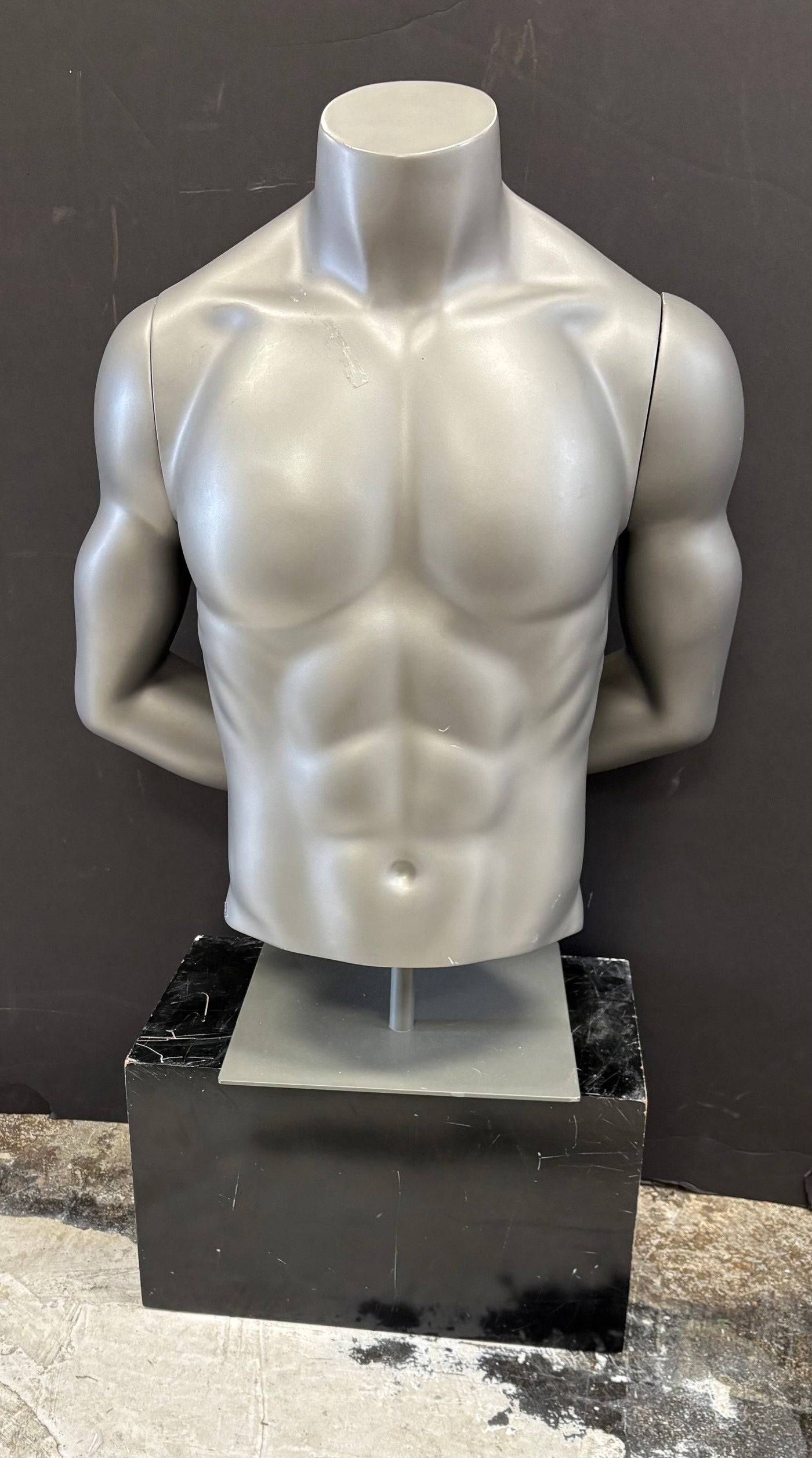 Used Athletic Male Mannequin Torso by Greneker