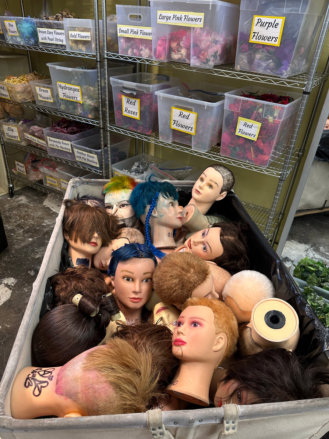 Used Mannequin Cosmetology Heads -- Pack of 2 – Mannequin Madness