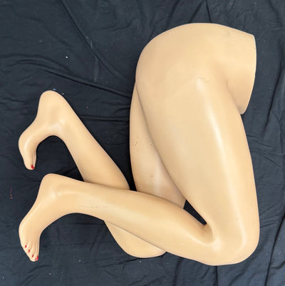 Used Female Mannequin Legs in Seated Pose