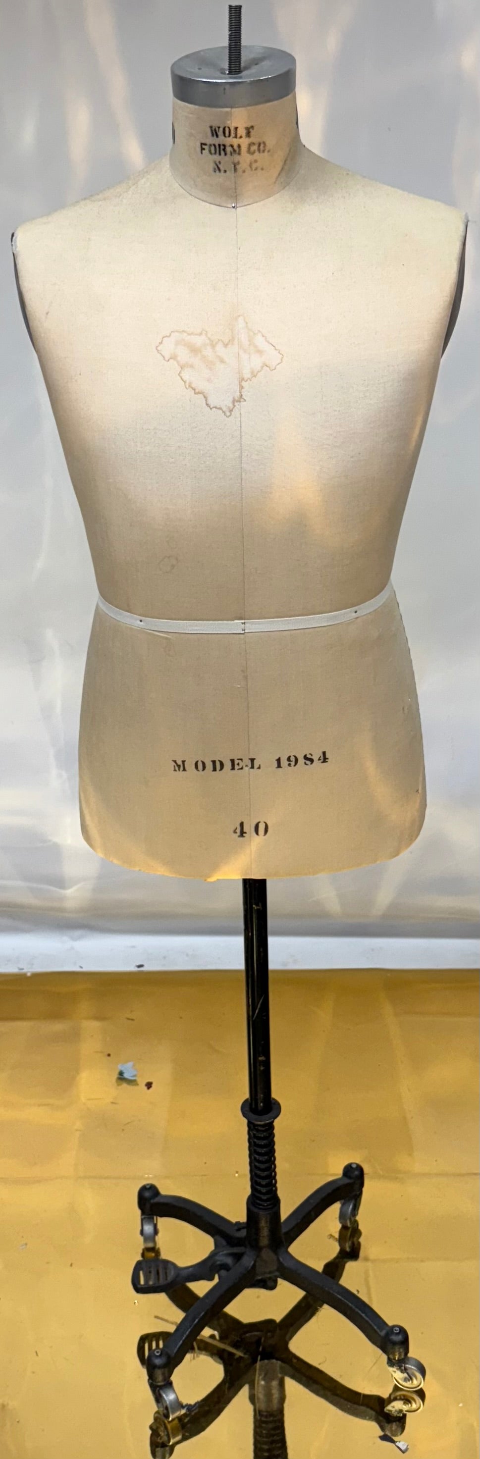 Used Wolf Dress Form - Size 40 male- 1984