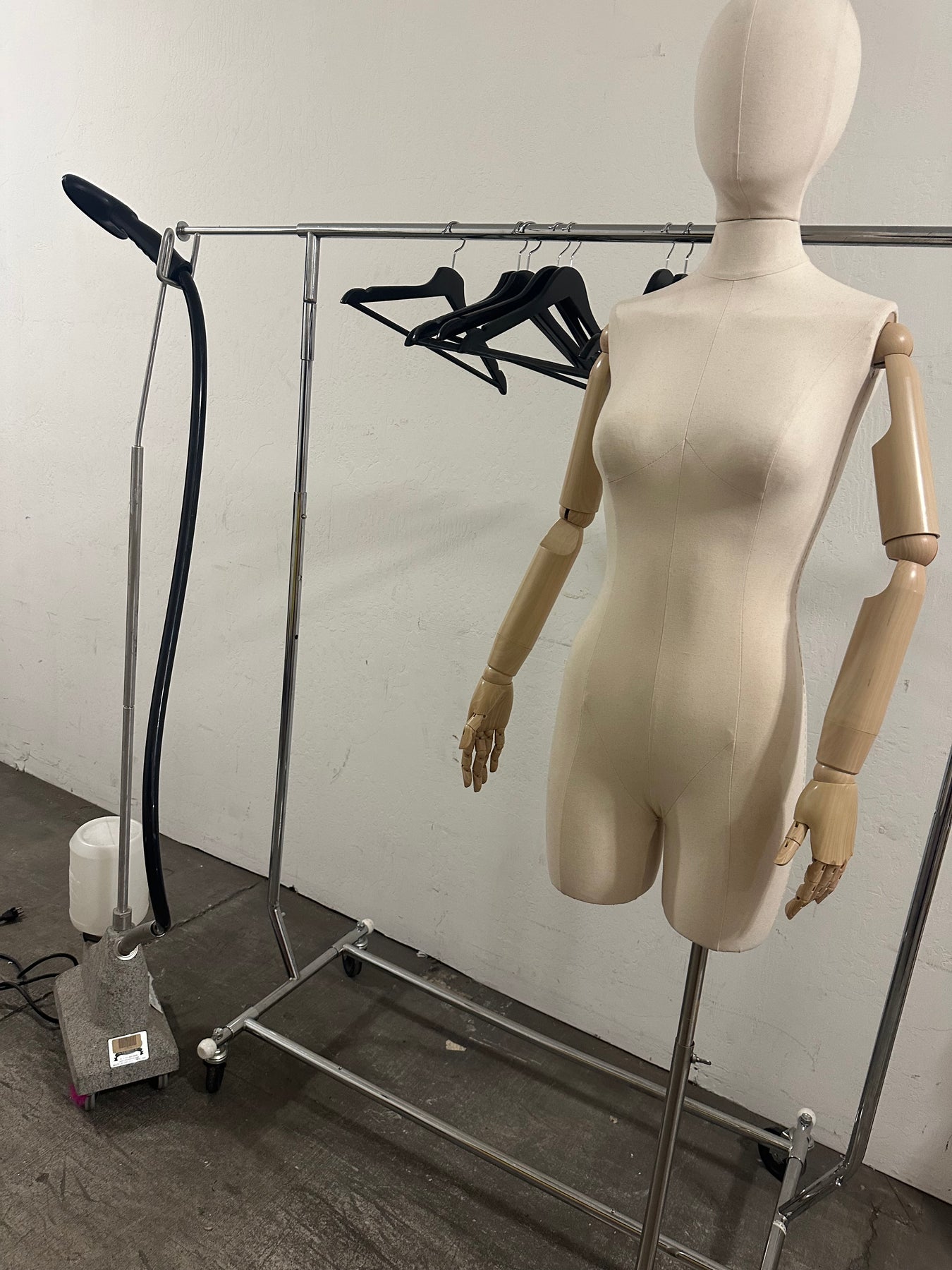 First Garment Rental Bridal Suite Getting-Ready Rental Package: Dress Form, Garment Rack ...
