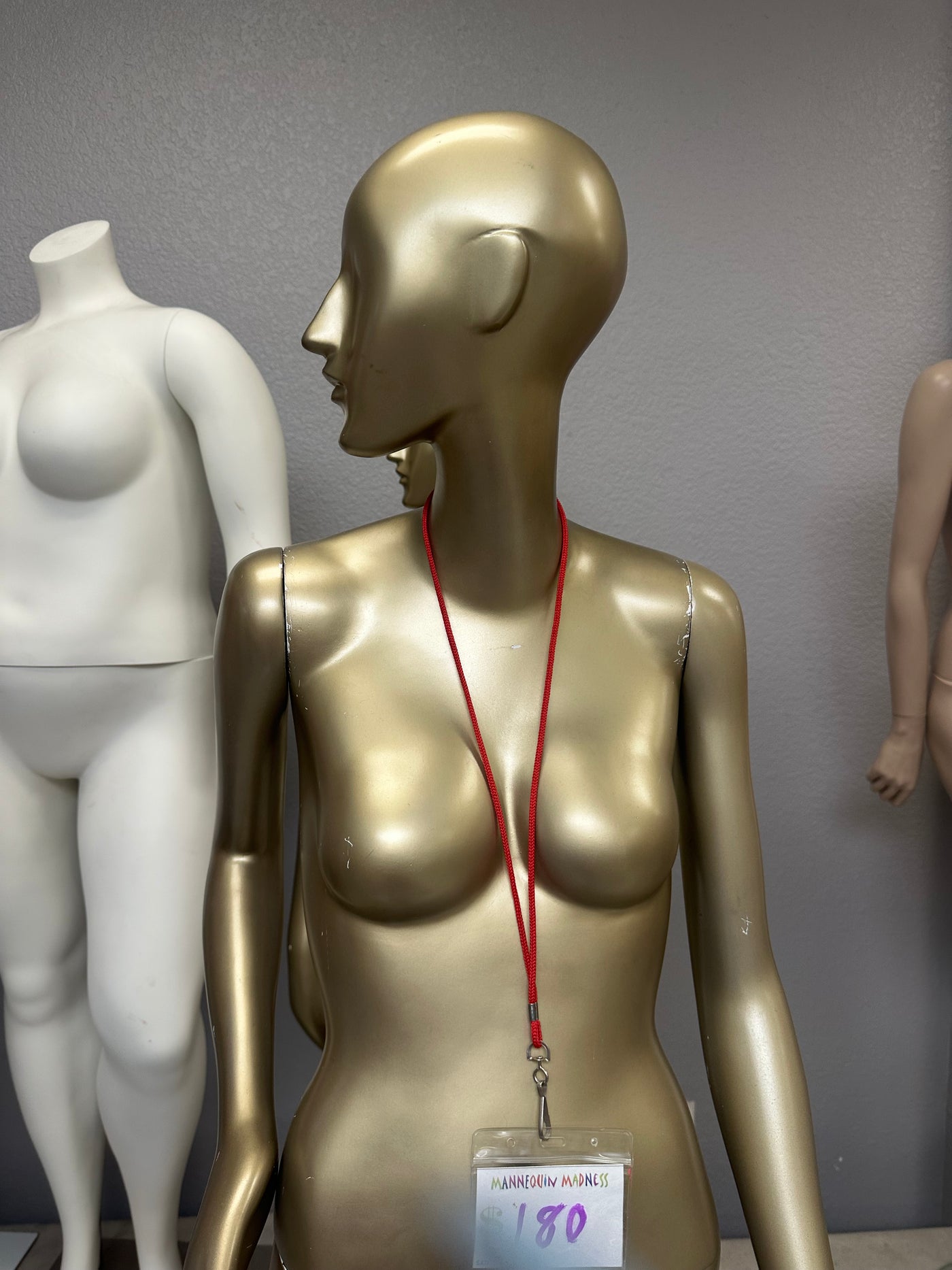 Used Female Ralph Pucci Mannequins Gold Finish