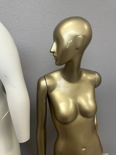 Used Female Ralph Pucci Mannequins Gold Finish