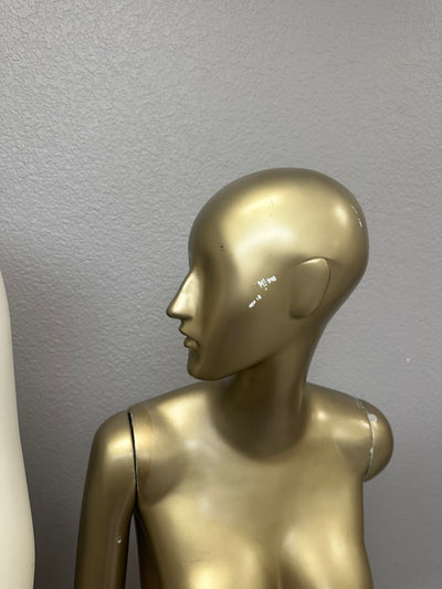 Used Female Ralph Pucci Mannequins Gold Finish