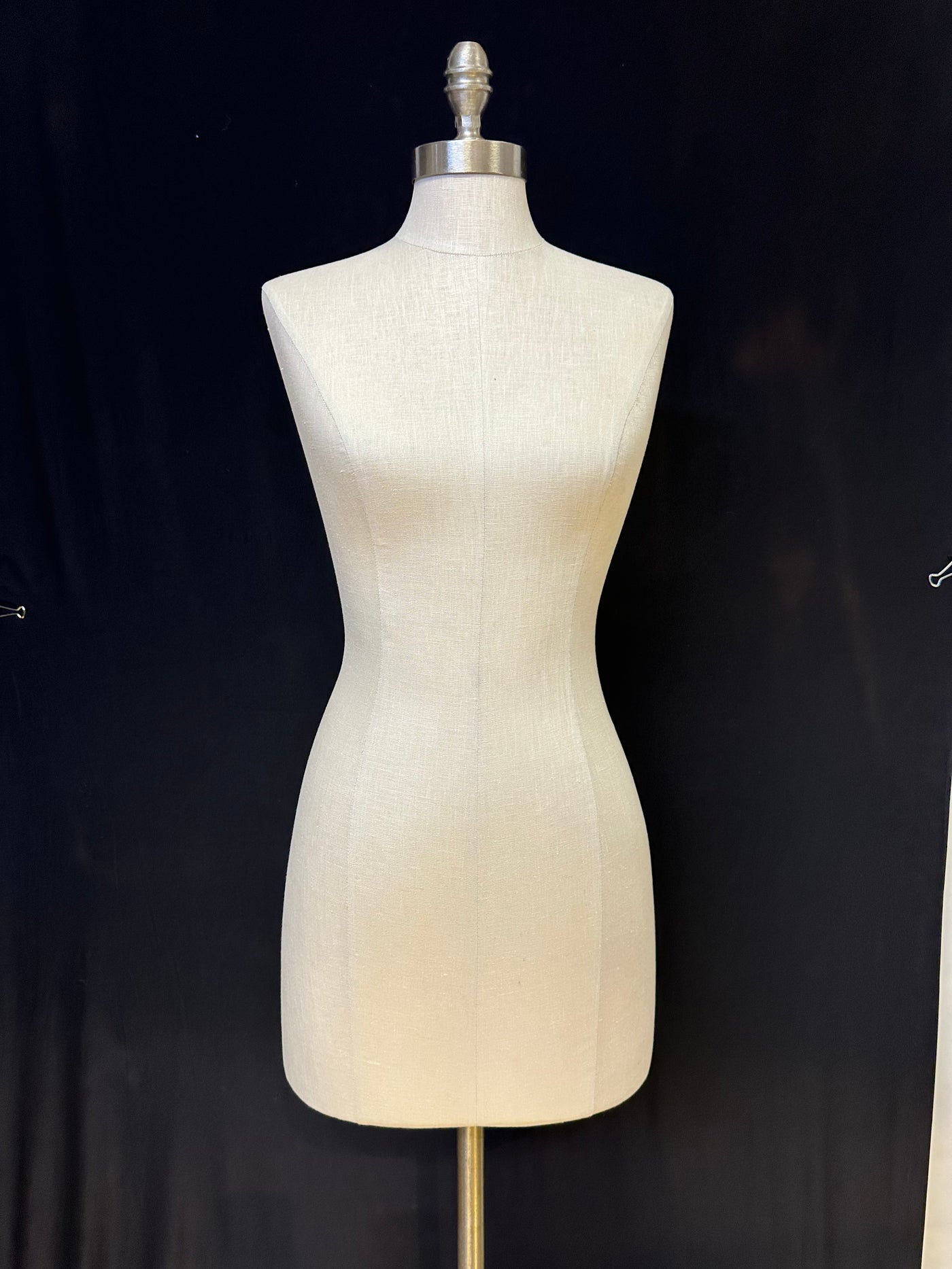 Used Female Dress form on Stand with Wheels