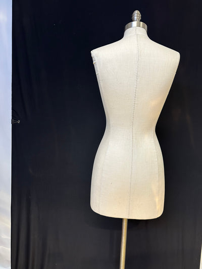 Used Female Dress form on Stand with Wheels