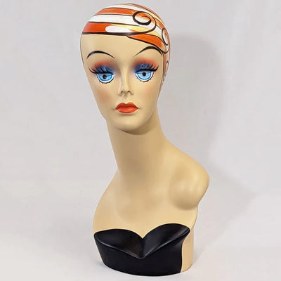 Vintage-style Female Head: Merci
