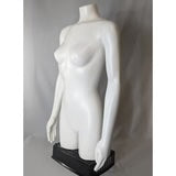 Nearly New Plus-Size Female 3/4 Mannequin Form: With Arms & Stand