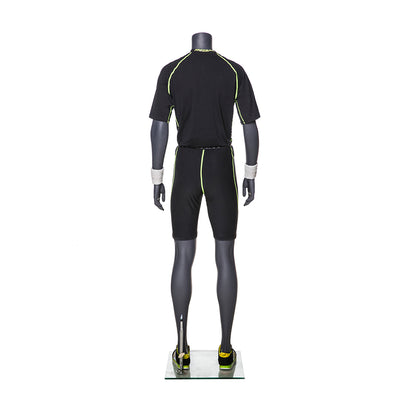 Sports Headless Female Mannequin with Arms at Side 2: Matte Grey
