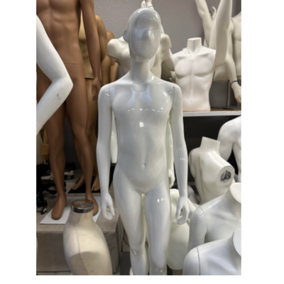 Used Egghead Child Mannequin - Glossy White