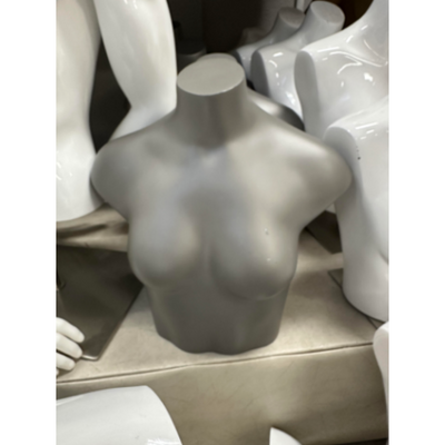Used Female Mannequin Torso Retro Style - Grey