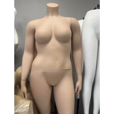 Used Female Plus Size Mannequin - Tan