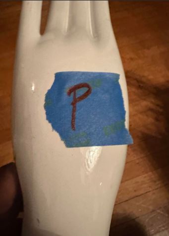 Used Female Schlappi Mannequin Hand  #P