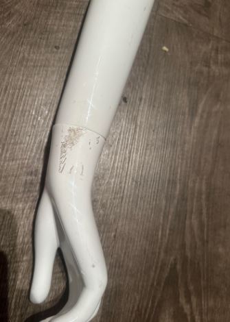 Used Female Schlappi Mannequin Arm #X