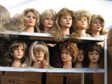 Used Mannequin Cosmetology Heads with Hair -- Pack of 2