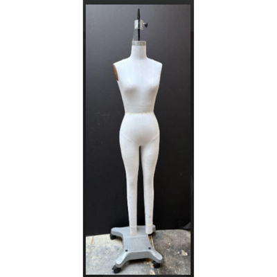 Used Hanging Female Sewing Form with Legs - Size 2/4