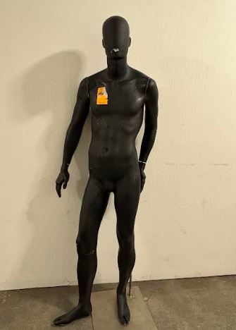 Used Egghead male mannequin - Black