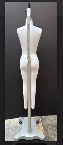 Used Hanging Female Sewing Form with Legs - Size 2/4