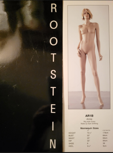 Used Female Rootstein Mannequin #49 - Girl Thing