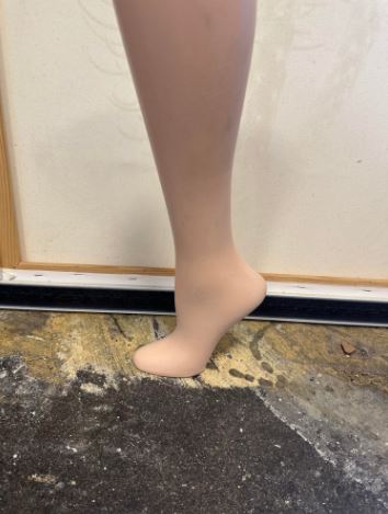Used female hosiery sock form  - set of 2”